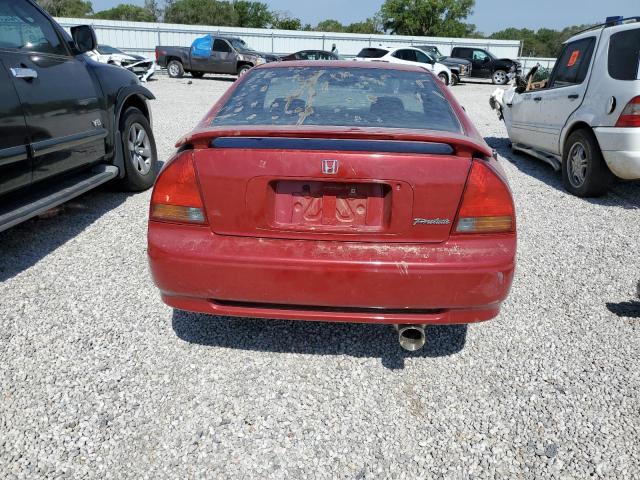 JHMBB2154TC003672 - 1996 HONDA PRELUDE SI RED photo 6