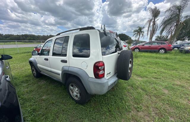 1J4GL48K06W128824 - 2006 JEEP LIBERTY SPORT WHITE photo 3