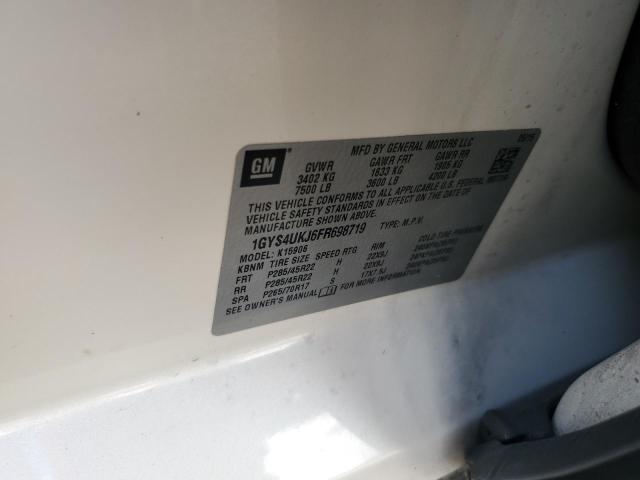1GYS4UKJ6FR698719 - 2015 CADILLAC ESCALADE ESV PLATINUM Ağ foto 13