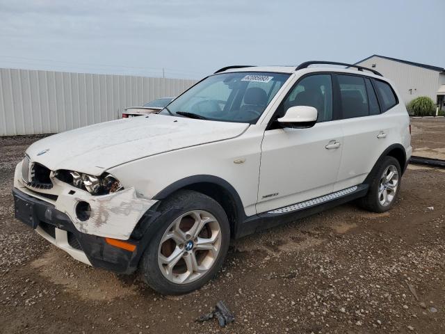 WBXPC9C49AWJ33477 - 2010 BMW X3 XDRIVE30I WHITE photo 1