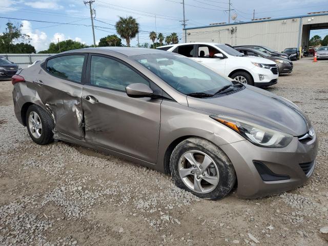 5NPDH4AE0FH567221 - 2015 HYUNDAI ELANTRA SE BROWN photo 4