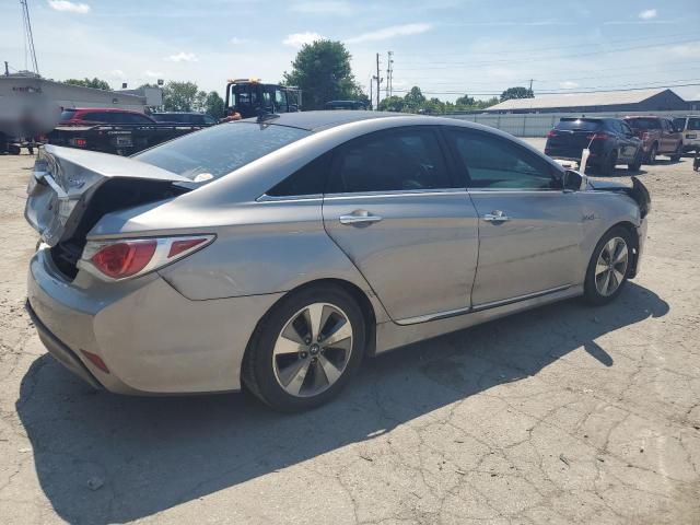 KMHEC4A46BA018548 - 2011 HYUNDAI SONATA HYBRID SILVER photo 3