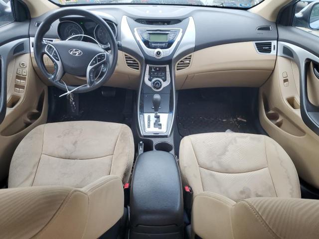 KMHDH4AE2CU382973 - 2012 HYUNDAI ELANTRA GLS BLUE photo 8