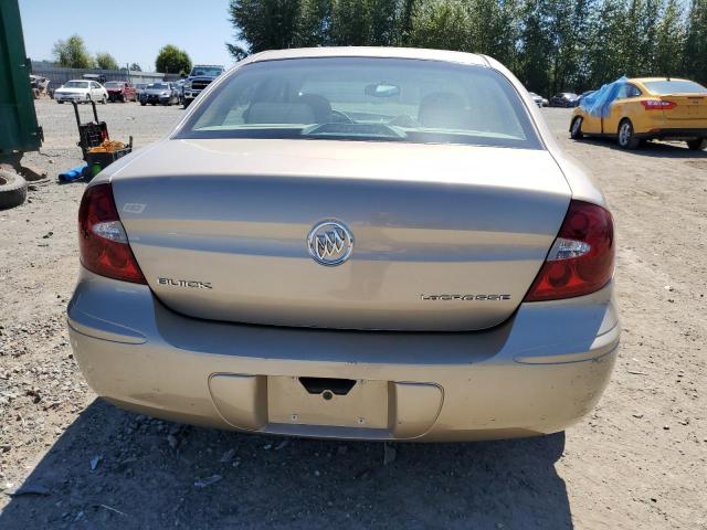 2G4WC532451235035 - 2005 BUICK LACROSSE CX GOLD photo 6