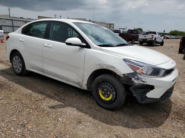 3KPA24AD3PE616199 - 2023 KIA RIO LX WHITE photo 4