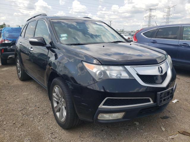 2HNYD2H7XBH549539 - 2011 ACURA MDX ADVANCE BLACK photo 4