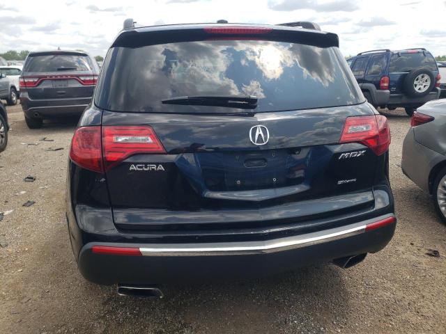 2HNYD2H7XBH549539 - 2011 ACURA MDX ADVANCE BLACK photo 6