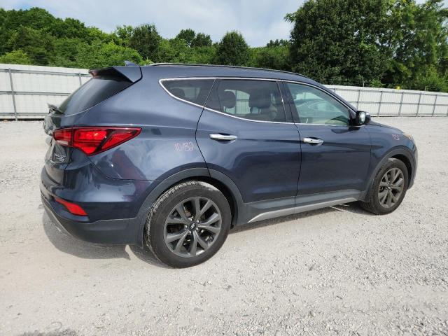 5NMZWDLA7JH089648 - 2018 HYUNDAI SANTA FE S BLUE photo 3