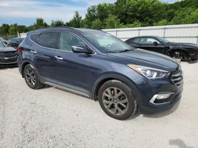5NMZWDLA7JH089648 - 2018 HYUNDAI SANTA FE S BLUE photo 4