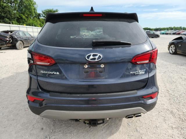 5NMZWDLA7JH089648 - 2018 HYUNDAI SANTA FE S BLUE photo 6
