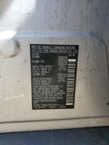 KNMAT2MT6JP578026 - 2018 NISSAN ROGUE S 银色 照片 13