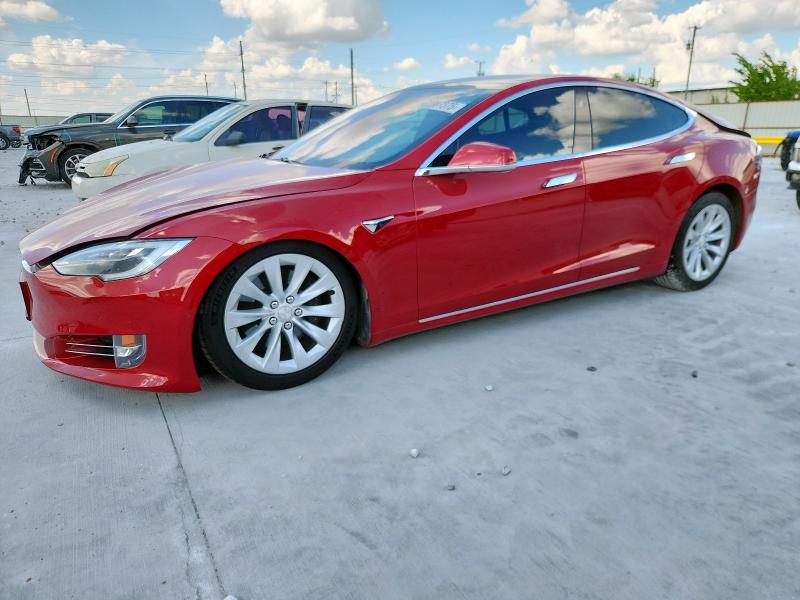 5YJSA1E11HF231340 - 2017 TESLA MODEL S RED photo 1