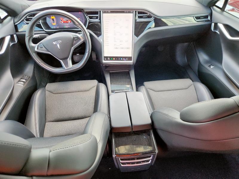 5YJSA1E11HF231340 - 2017 TESLA MODEL S RED photo 8