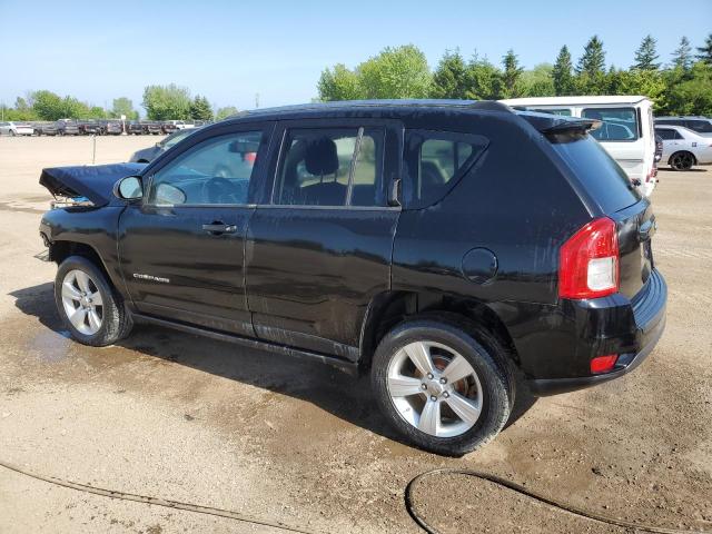 1C4NJCAB2CD500467 - 2012 JEEP COMPASS BLACK photo 2