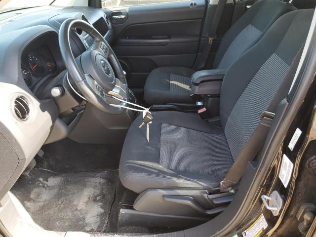 1C4NJCAB2CD500467 - 2012 JEEP COMPASS BLACK photo 7
