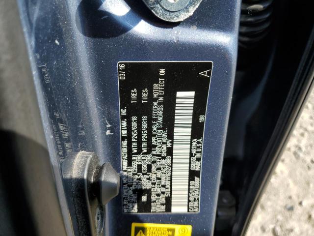 5TDJKRFH1GS273889 - 2016 TOYOTA HIGHLANDER XLE 蓝色 照片 13