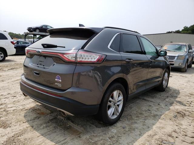 2FMTK4J8XFBC05122 - 2015 FORD EDGE SEL GRAY photo 3