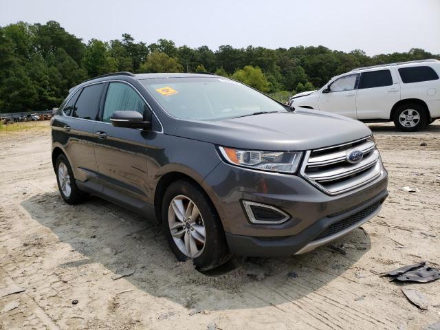 2FMTK4J8XFBC05122 - 2015 FORD EDGE SEL GRAY photo 4