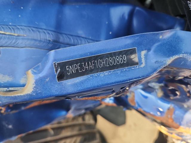 5NPE34AF1GH280869 - 2016 HYUNDAI SONATA SPORT BLACK photo 12