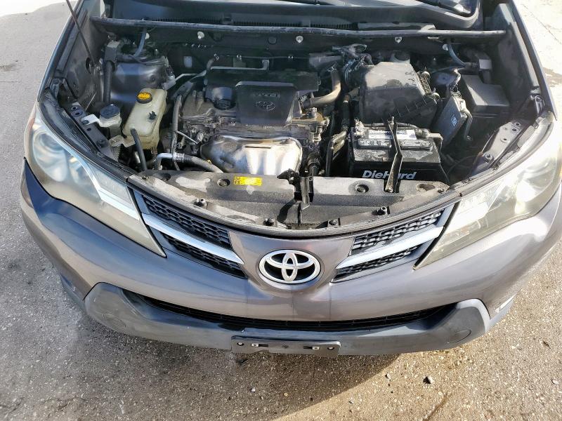 2T3RFREV2DW102965 - 2013 TOYOTA RAV4 XLE GRAY photo 12