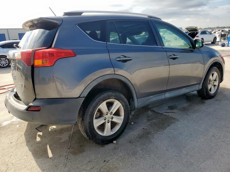 2T3RFREV2DW102965 - 2013 TOYOTA RAV4 XLE GRAY photo 3