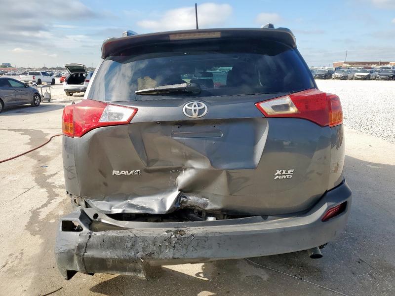 2T3RFREV2DW102965 - 2013 TOYOTA RAV4 XLE GRAY photo 6