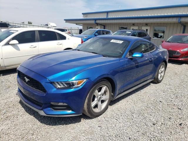 1FA6P8AM5H5226433 - 2017 FORD MUSTANG BLUE photo 1