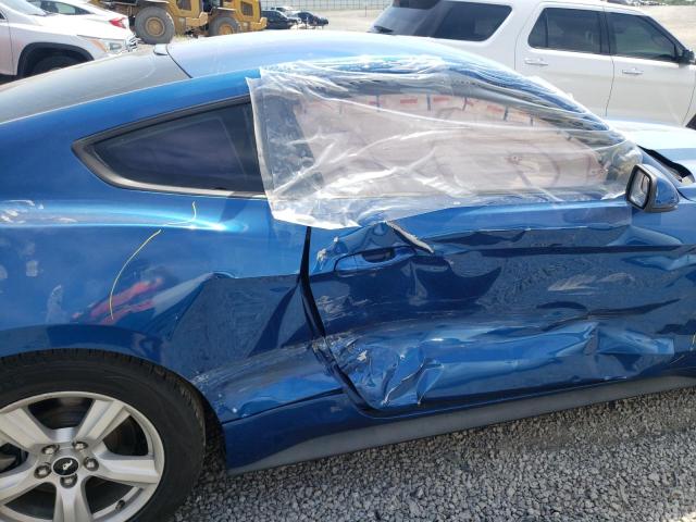 1FA6P8AM5H5226433 - 2017 FORD MUSTANG BLUE photo 10