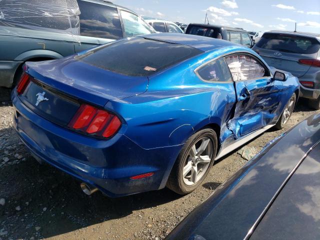 1FA6P8AM5H5226433 - 2017 FORD MUSTANG BLUE photo 3