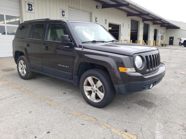 1C4NJRFB9ED641745 - 2014 JEEP PATRIOT LATITUDE BROWN photo 4