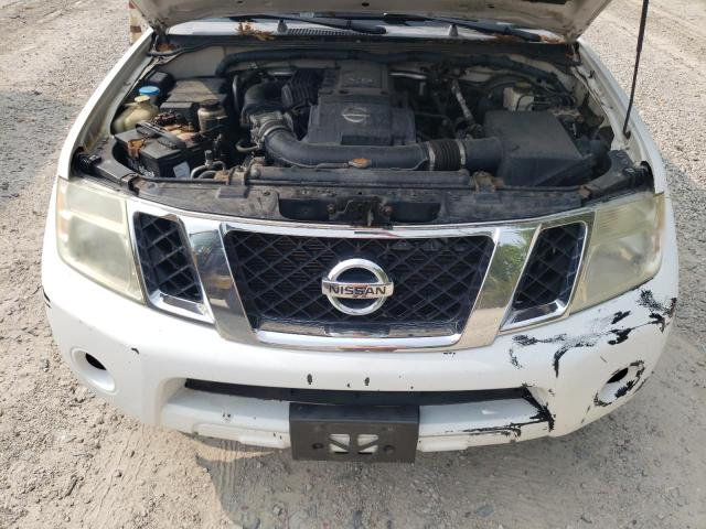 5N1AR18B58C647540 - 2008 NISSAN PATHFINDER S WHITE photo 12