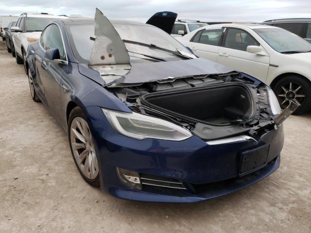 5YJSA1E2XGF141028 - 2016 TESLA MODEL S Կապույտ լուսանկար 1