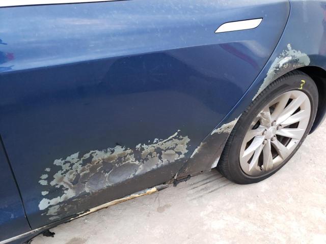 5YJSA1E2XGF141028 - 2016 TESLA MODEL S Կապույտ լուսանկար 9