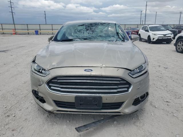 3FA6P0K96FR186630 - 2015 FORD FUSION TITANIUM GOLD photo 5