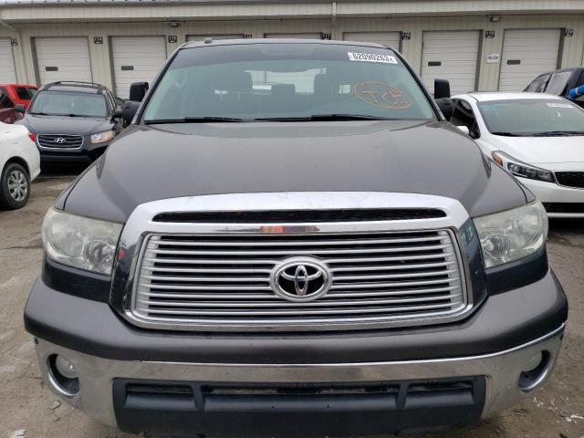 5TFHY5F18CX222046 - 2012 TOYOTA TUNDRA CREWMAX LIMITED GRAY photo 5