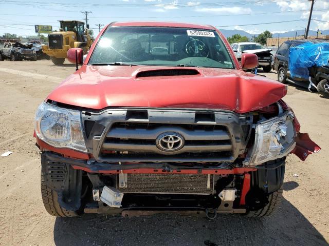 5TEUU4ENXAZ747172 - 2010 TOYOTA TACOMA ACCESS CAB RED photo 5