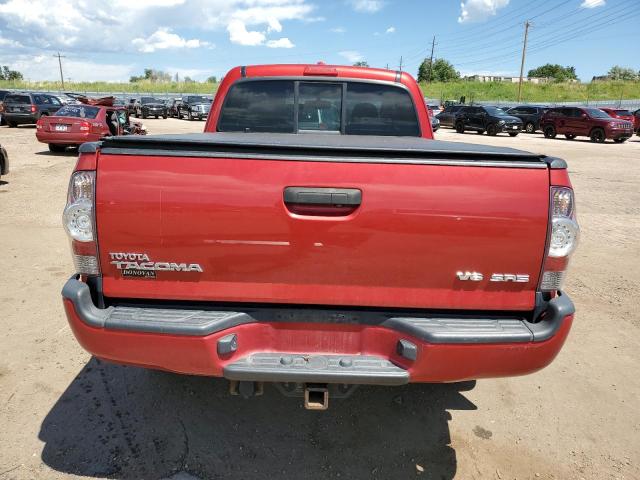 5TEUU4ENXAZ747172 - 2010 TOYOTA TACOMA ACCESS CAB RED photo 6