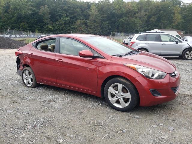 KMHDH4AE8BU116033 - 2011 HYUNDAI ELANTRA GLS RED photo 4