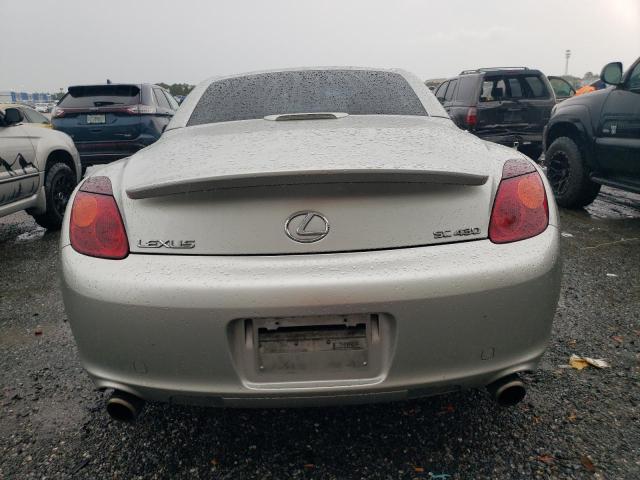 JTHFN48Y220032088 - 2002 LEXUS SC 430 SILVER photo 6