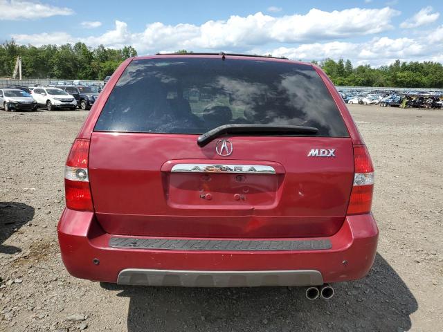 2HNYD182X2H547983 - 2002 ACURA MDX BURGUNDY photo 6