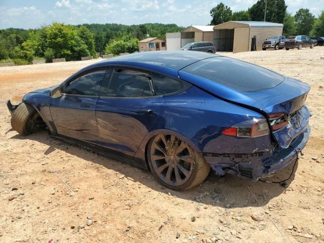 5YJSA1E22MF424423 - 2021 TESLA MODEL S Mavi foto 2