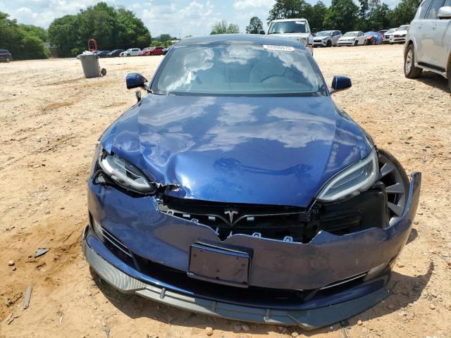 5YJSA1E22MF424423 - 2021 TESLA MODEL S Mavi foto 5