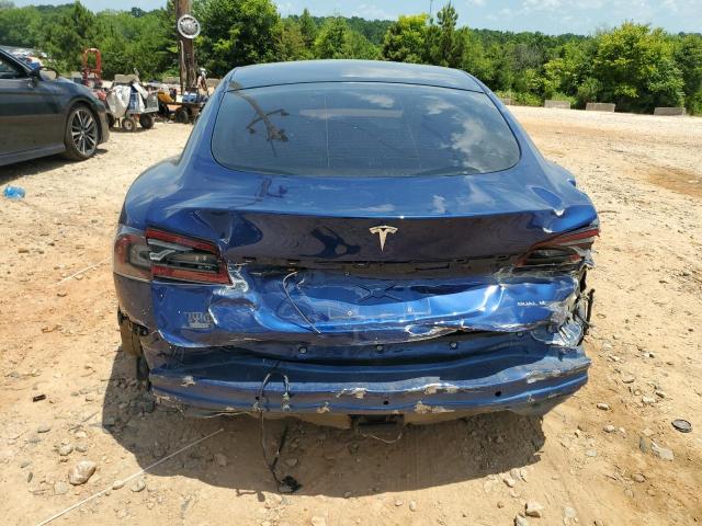 5YJSA1E22MF424423 - 2021 TESLA MODEL S Mavi foto 6