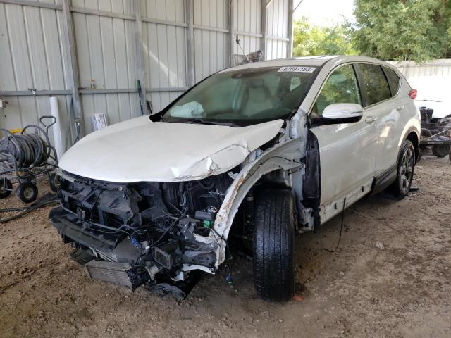 5J6RW1H84JL003273 - 2018 HONDA CR-V EXL WHITE photo 1