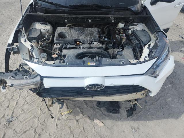 2T3W1RFVXMC131194 - 2021 TOYOTA RAV4 XLE WHITE photo 12