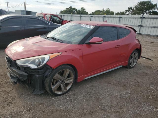 KMHTC6AE6DU179401 - 2013 HYUNDAI VELOSTER TURBO RED photo 1