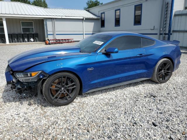 1FA6P8CF0H5312148 - 2017 FORD MUSTANG GT BLUE photo 1