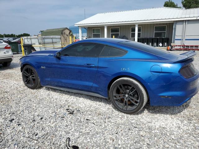 1FA6P8CF0H5312148 - 2017 FORD MUSTANG GT BLUE photo 2