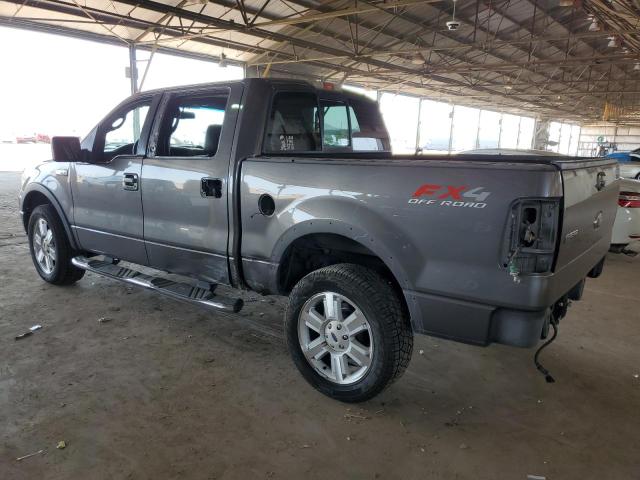 1FTPW14538FA95381 - 2008 FORD F150 SUPERCREW GRAY photo 2