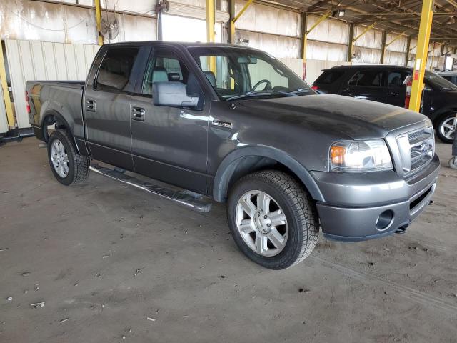 1FTPW14538FA95381 - 2008 FORD F150 SUPERCREW GRAY photo 4